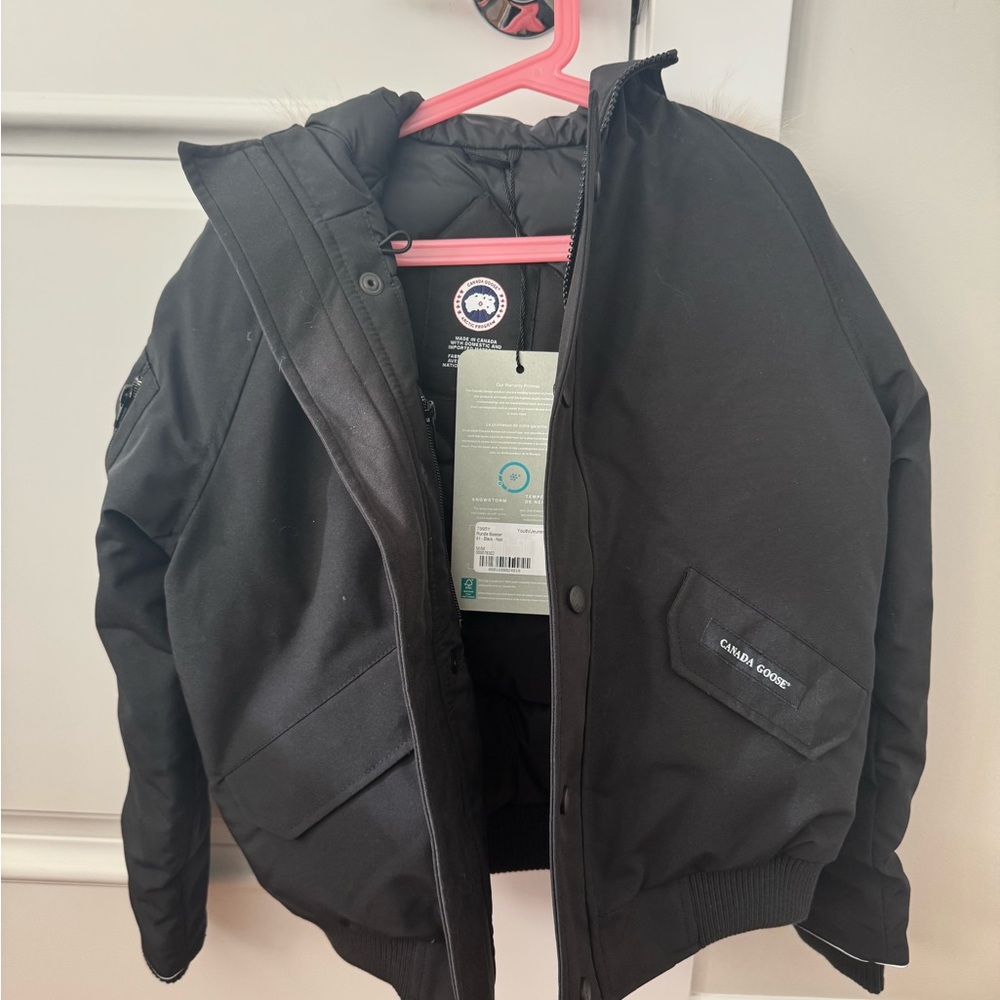 Canada Goose kids  Black Puffer Jacket size 10-12